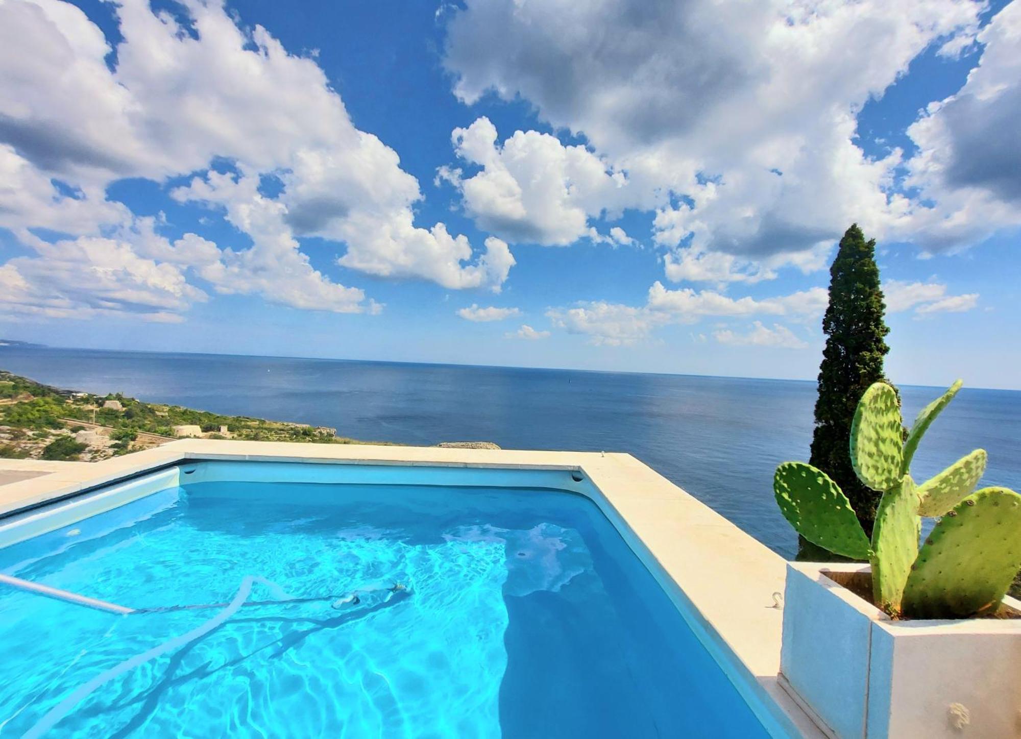 Blu Suite Cottage Sul Mare E Swimming Pool Tricase Zewnętrze zdjęcie